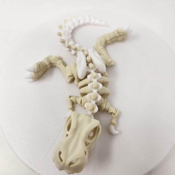 3D Printed Flexi Factory Articulated Tyrannosaurus Rex Dinosaur Skeleton 5" x 9" - Picture 6 of 7